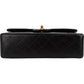 Chanel Quilted Lambskin 24K Small Double Flap Shoulder Bag