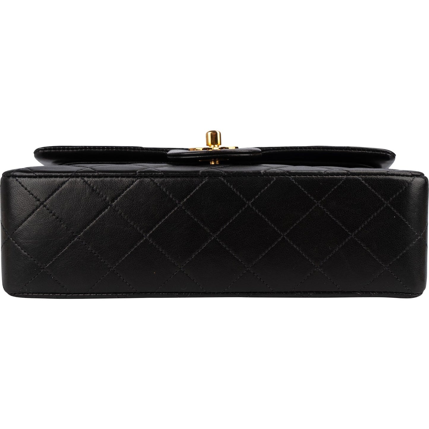 Chanel Quilted Lambskin 24K Small Double Flap Shoulder Bag
