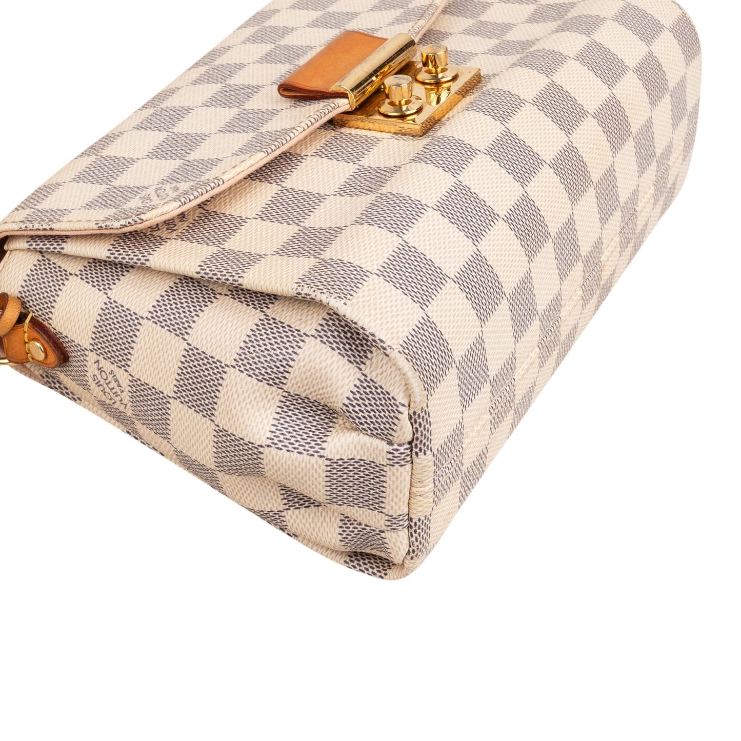 Louis Vuitton Monogram Damier Azur Canvas Croisette Crossbody Handbag