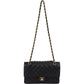 Chanel Quilted Caviar Leather Medium Double Flap Crossbody Bag