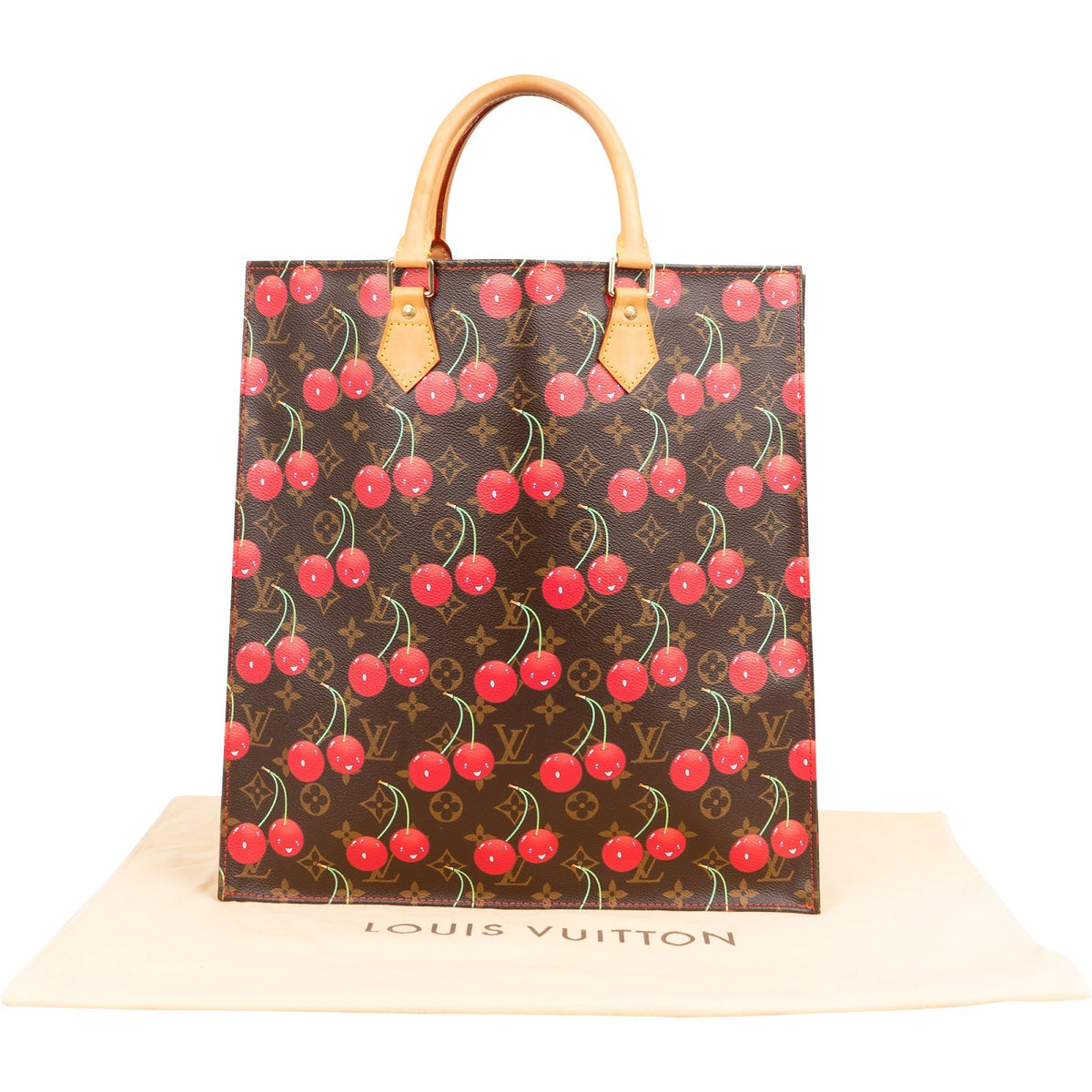 Louis Vuitton Sac Plat Cerises aus Monogram Canvas (Murakami, limitiert) – Ansicht 2