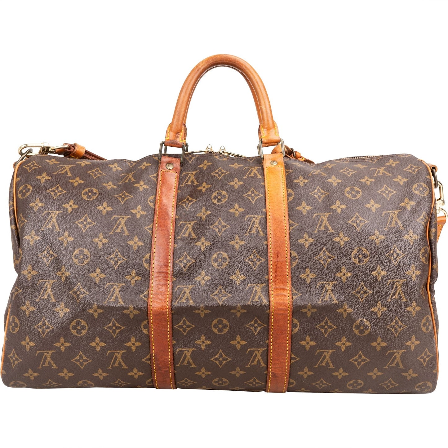 Louis Vuitton Monogram Canvas Keepall 50 Bandoulière Travel Bag