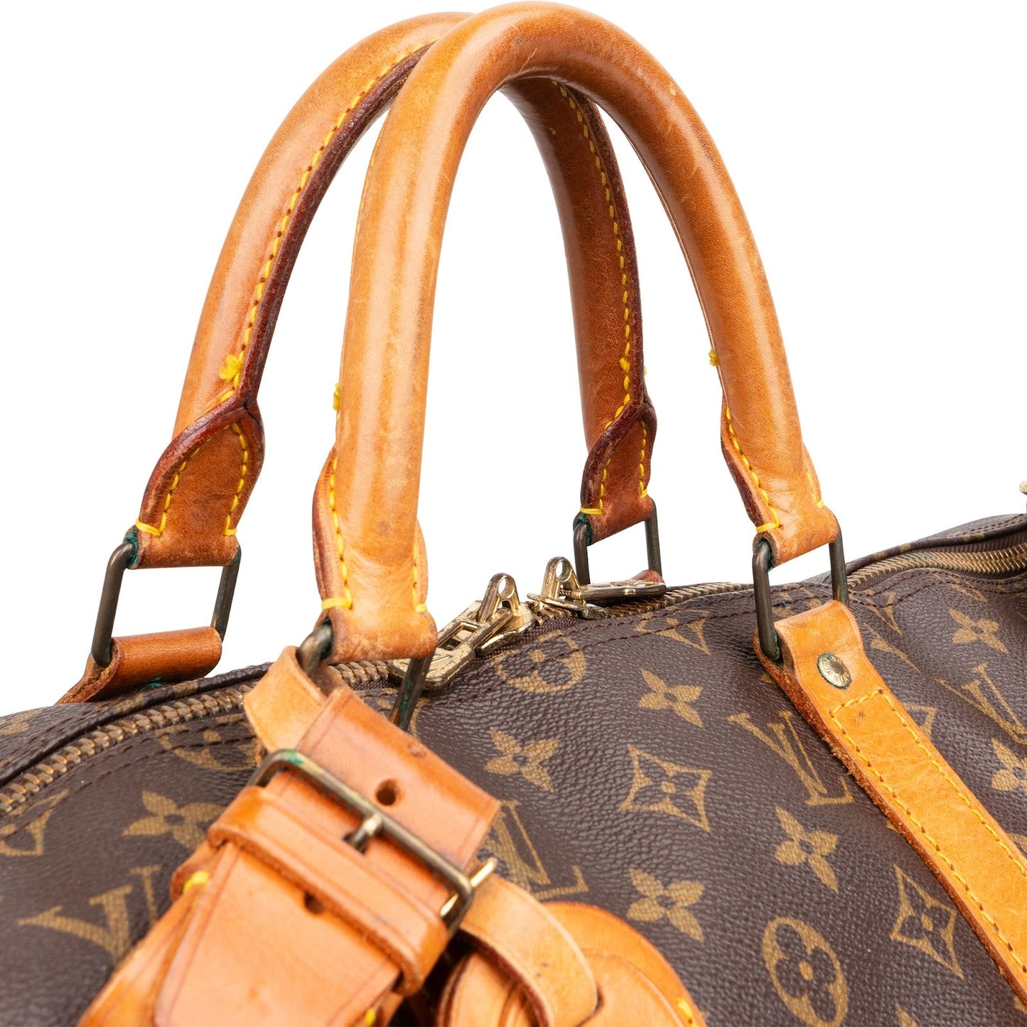 Louis Vuitton Monogram Canvas Keepall 50 Bandoulière Travel Bag