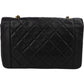 Chanel Quilted Lambskin 24K Gold Diana Single Flap Crossbody Bag