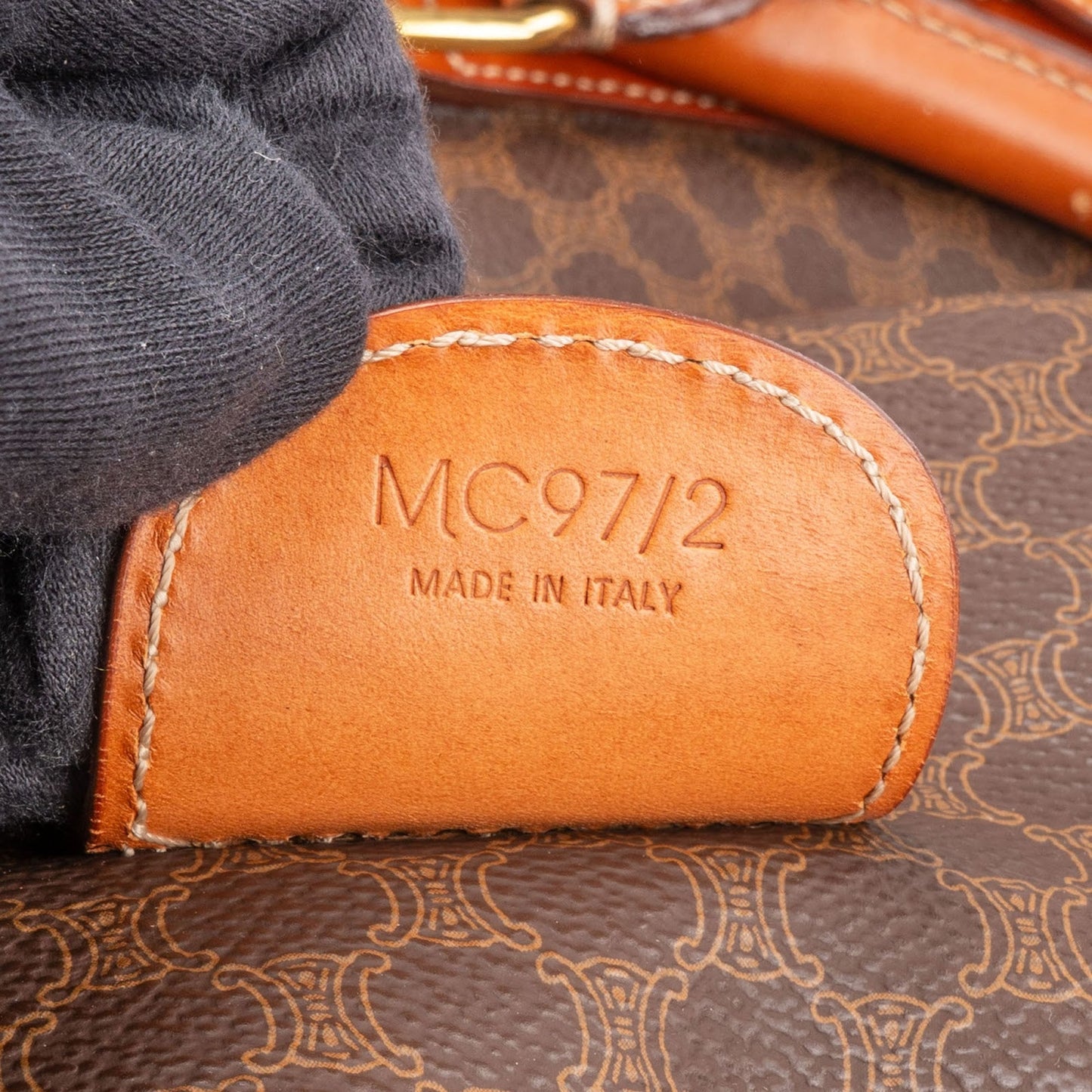 Celine Monogram Macadam Canvas Boston 45 Travel Bag