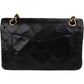 Chanel Quilted Lambskin 24K Gold Small Double Flap Shoulder Bag