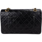 Chanel Quilted Lambskin 24K Gold Medium Double Flap Shoulder Bag