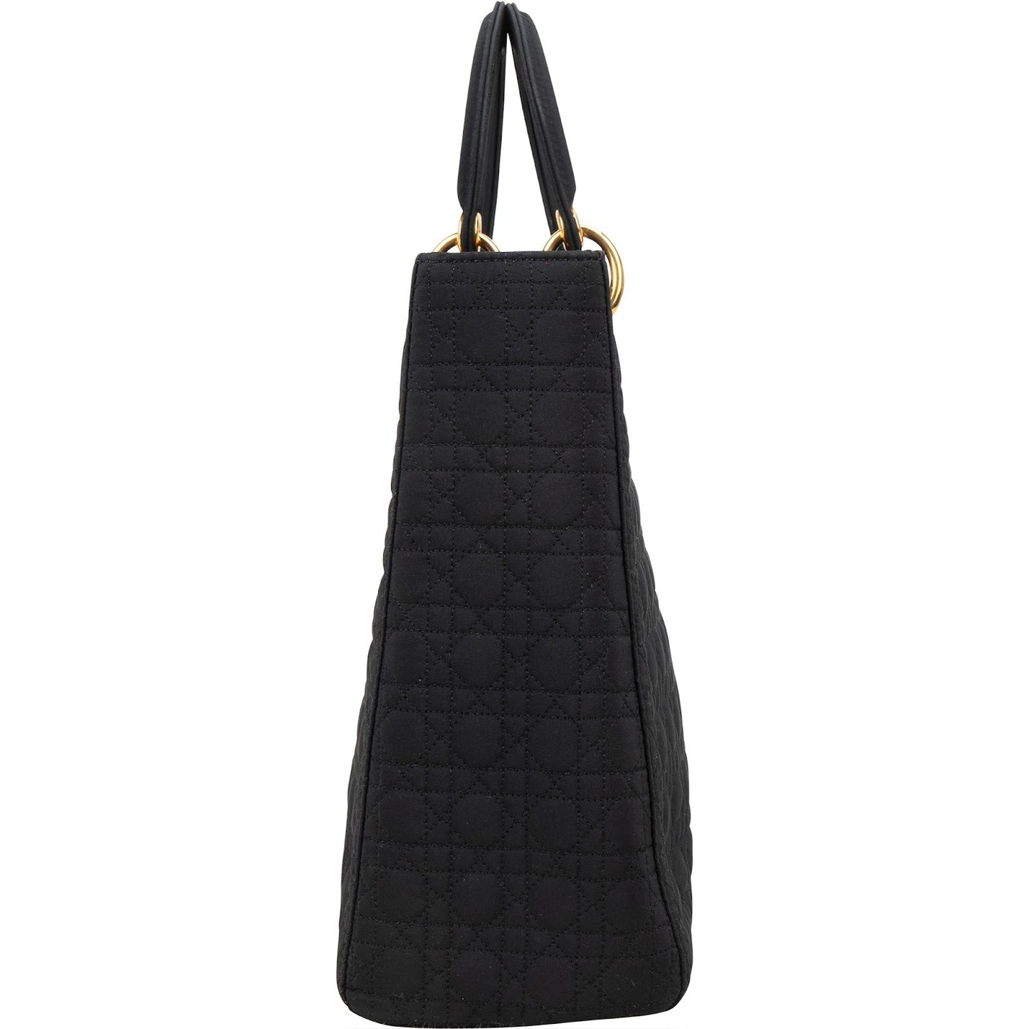 Christian Dior Quilted Nylon Lady Dior Handbag