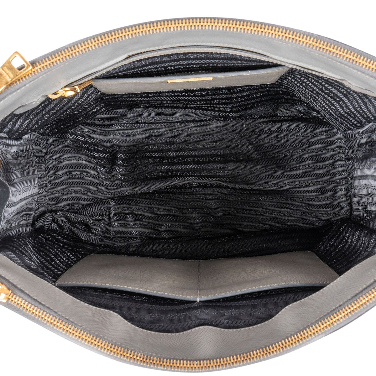 Prada Galleria aus zweifarbigem Saffiano-Leder – Ansicht 9