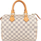 Louis Vuitton Monogram Damier Azur Canvas Speedy 25 Handbag