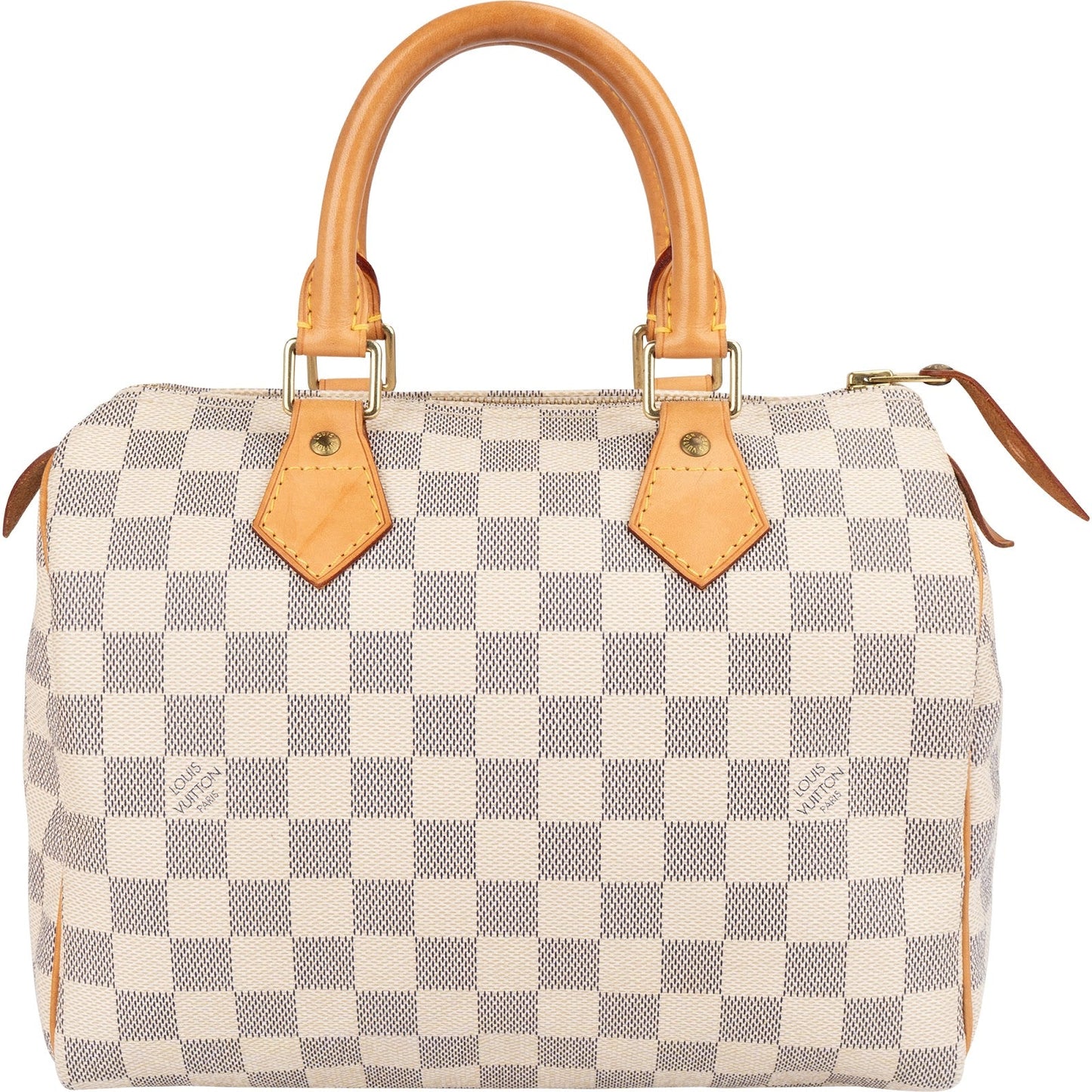 Louis Vuitton Monogram Damier Azur Canvas Speedy 25 Handbag