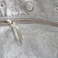 Balenciaga Metallic Crinkled Leather Small City Crossbody Handbag