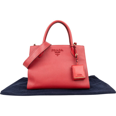 Prada Saffiano Leather Tote Handbag