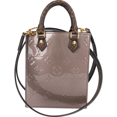 Louis Vuitton Monogram Vernis Petit Sac Plat Handbag