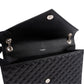 Saint Laurent Quilted Grained Leather Large Envelope Crossbody Bag