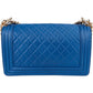 Chanel Quilted Lambskin Medium Boy Single Flap Crossbody Bag