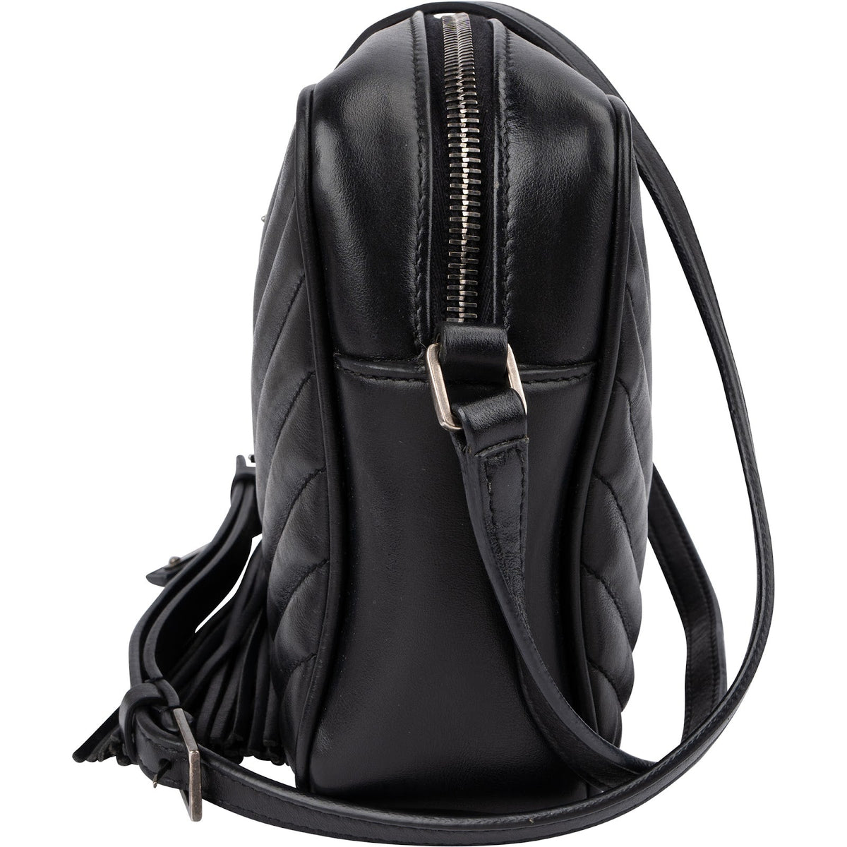 Saint Laurent Quilted Leather Lou Camera Crossbody Bag