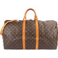 Louis Vuitton Monogram Canvas Keepall 55 Bandoulière Travel Bag