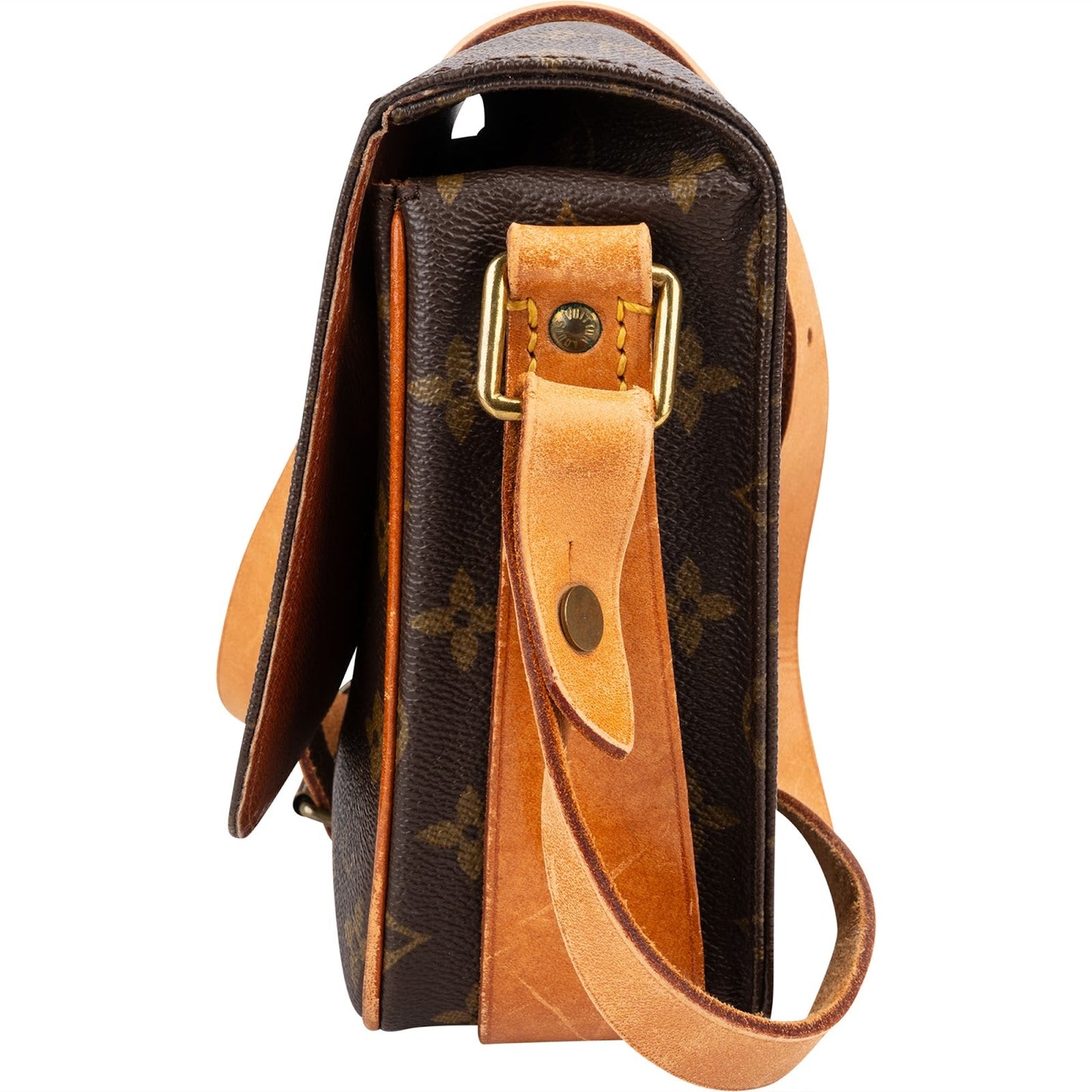 Louis Vuitton Monogram Canvas Cartouchiere MM Crossbody Bag