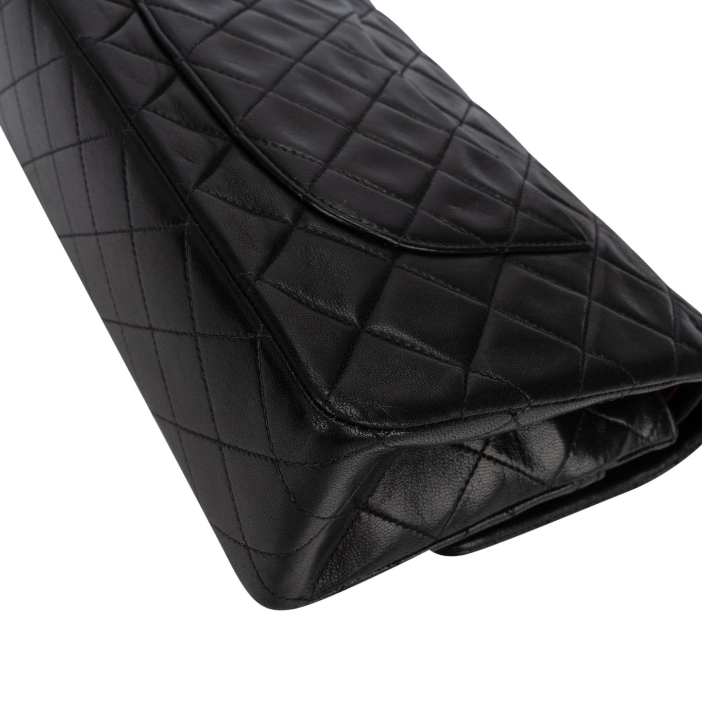 Chanel Quilted Lambskin 24K Medium Double Flap Shoulder Bag