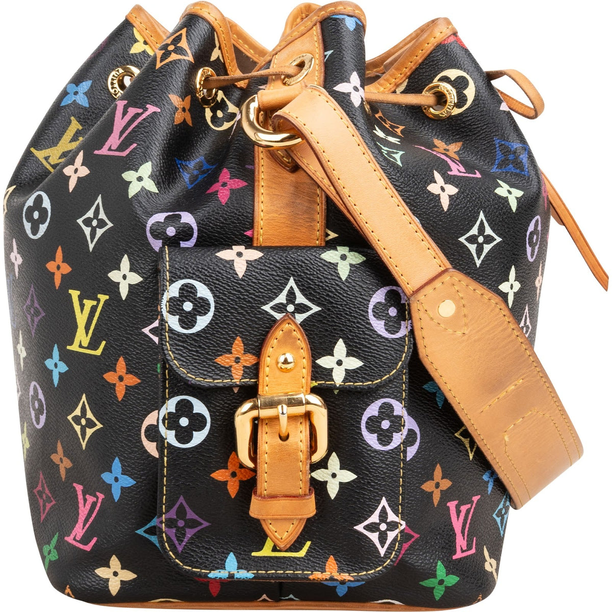 Louis Vuitton Monogram Murakami Multicolor Sac Noé Petit Shoulder Bag
