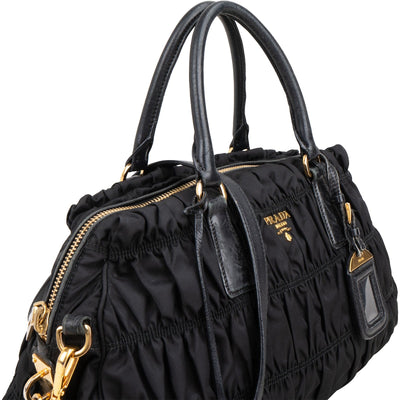 Prada Tessuto Gaufre Satchel Handbag