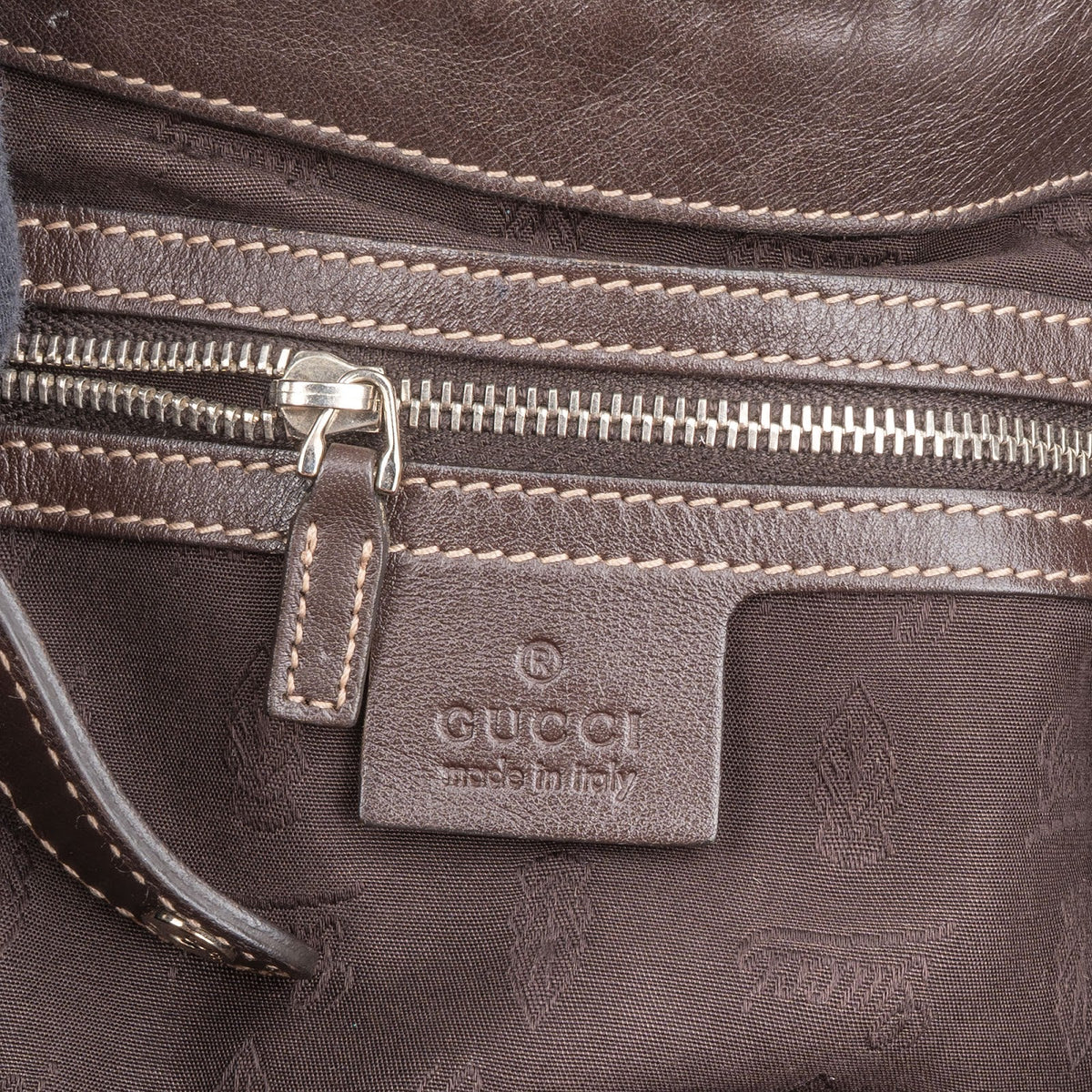 Gucci Monogram GG Canvas Abbey D-Ring Tote Shoulder Bag