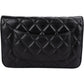 Chanel Quilted Caviar Leather Wallet On Chain Crossbody Bag