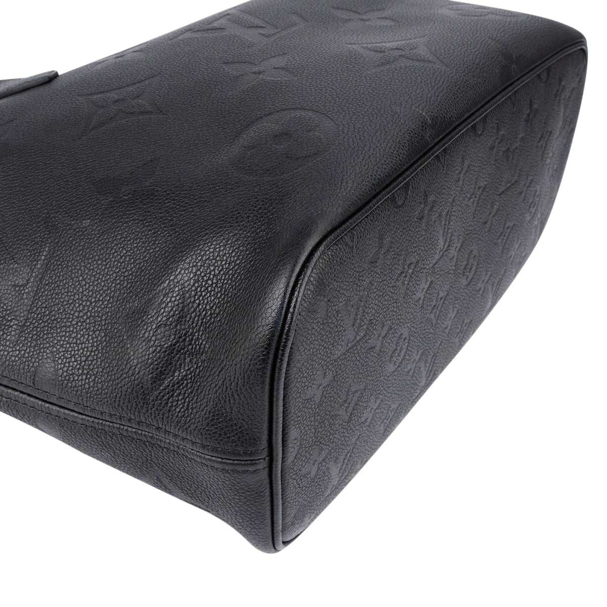 Louis Vuitton Noir Monogram Empreinte Leather Neverfull MM Shoulder Bag