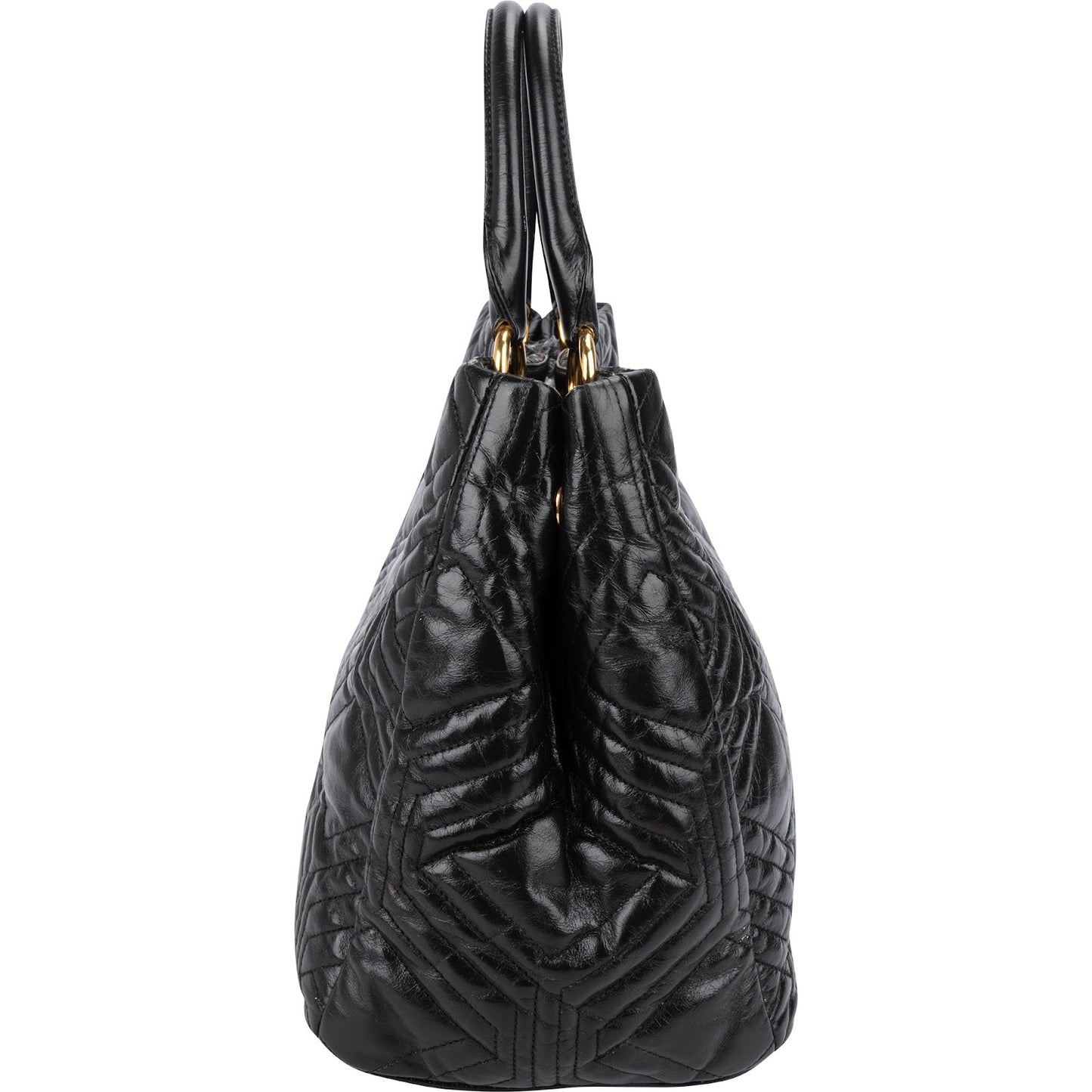 Miu Miu Quilted Nappa Leather Tote Handbag