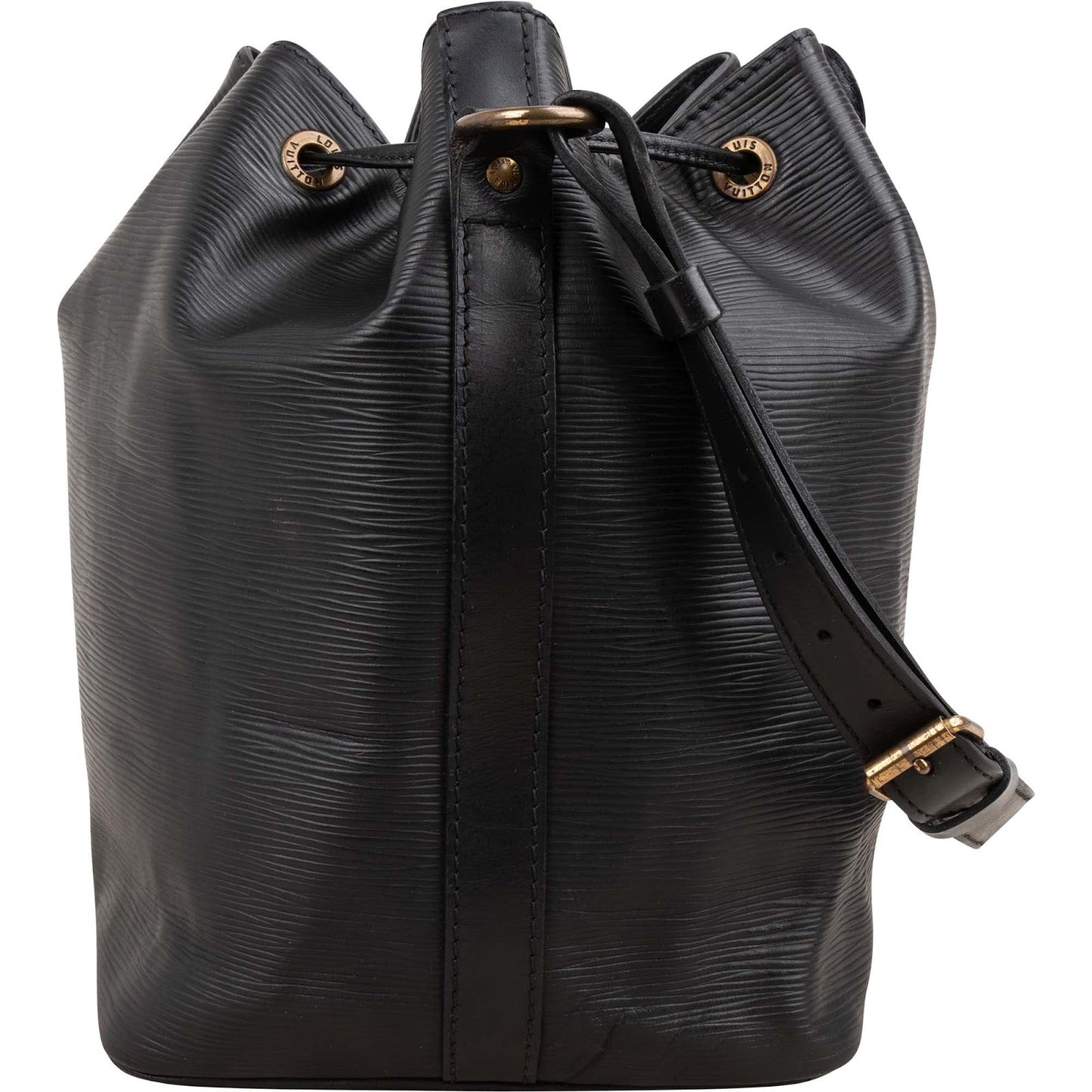 Louis Vuitton Noir Epi Leather Sac Noé Petit Shoulder Bag