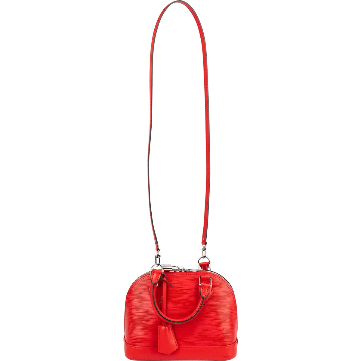 Louis Vuitton Alma BB aus rotem Epi-Leder – Ansicht 7