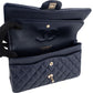Chanel Quilted Caviar Leather Medium Gold Double Flap Shoulder Bag