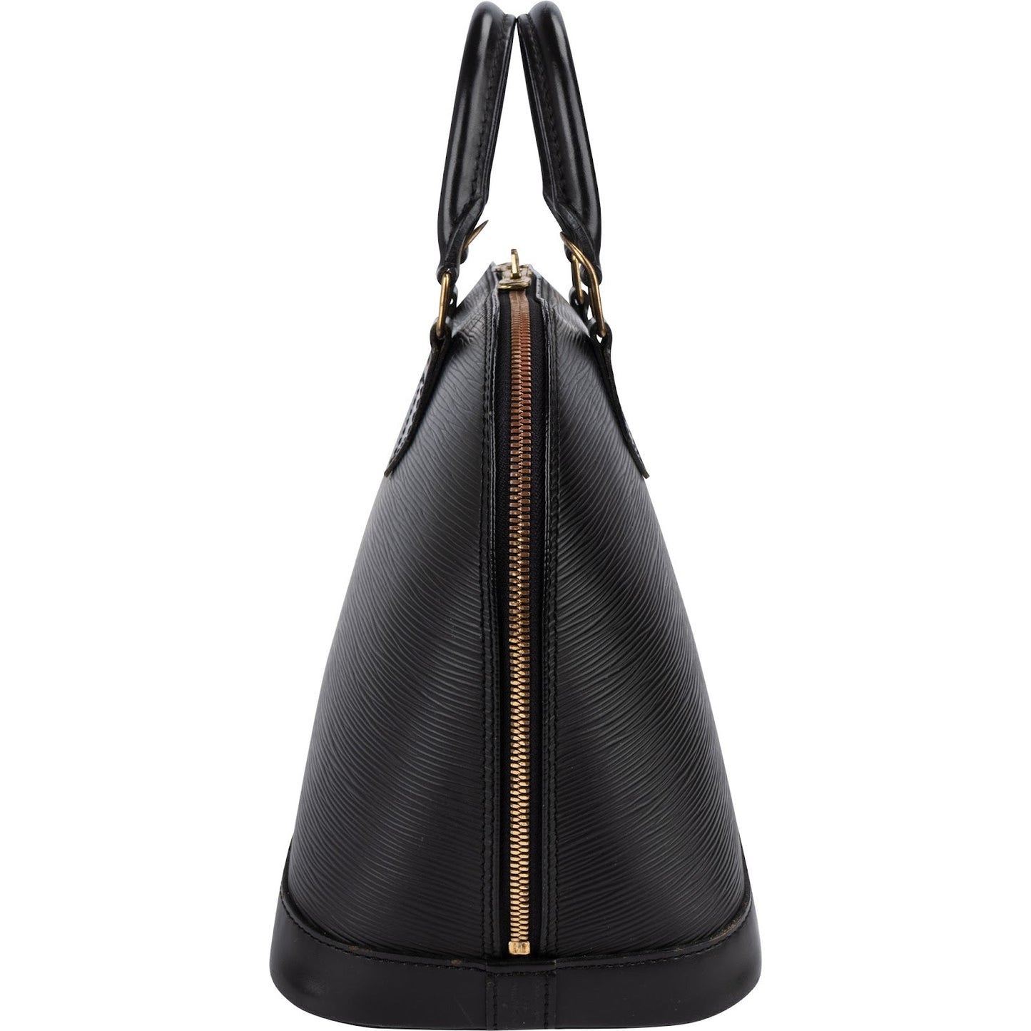 Louis Vuitton Noir Epi Leather Alma PM Handbag