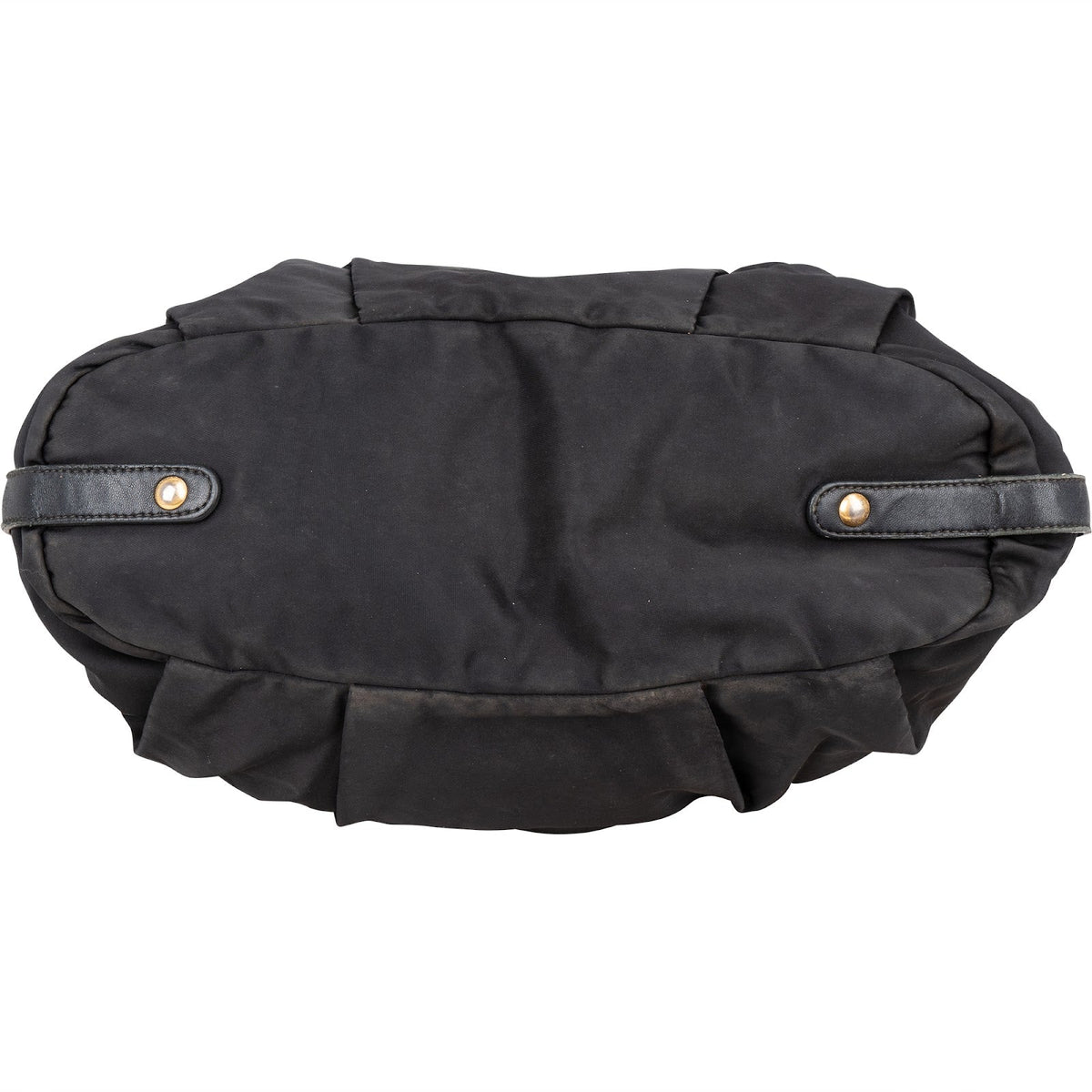 Prada Black Nylon Logo Handbag