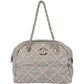 Chanel Crinkled Leather Braided Bowler Shoulder Bag