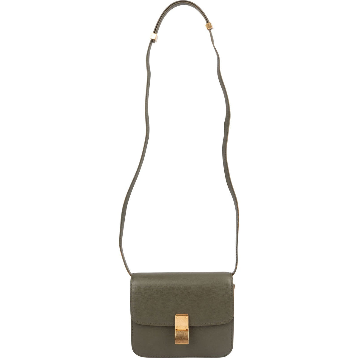 Celine Grained Calfskin Classic Box Crossbody Bag