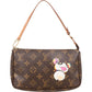 Louis Vuitton Monogram Canvas Limited Edition Takashi Murakami Panda Pochette Accessoires Handbag