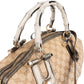 Gucci Monogram GG Bamboo Top Handle Handbag