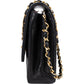 Chanel Quilted Lambskin 24K Gold Single Flap Crossbody Bag