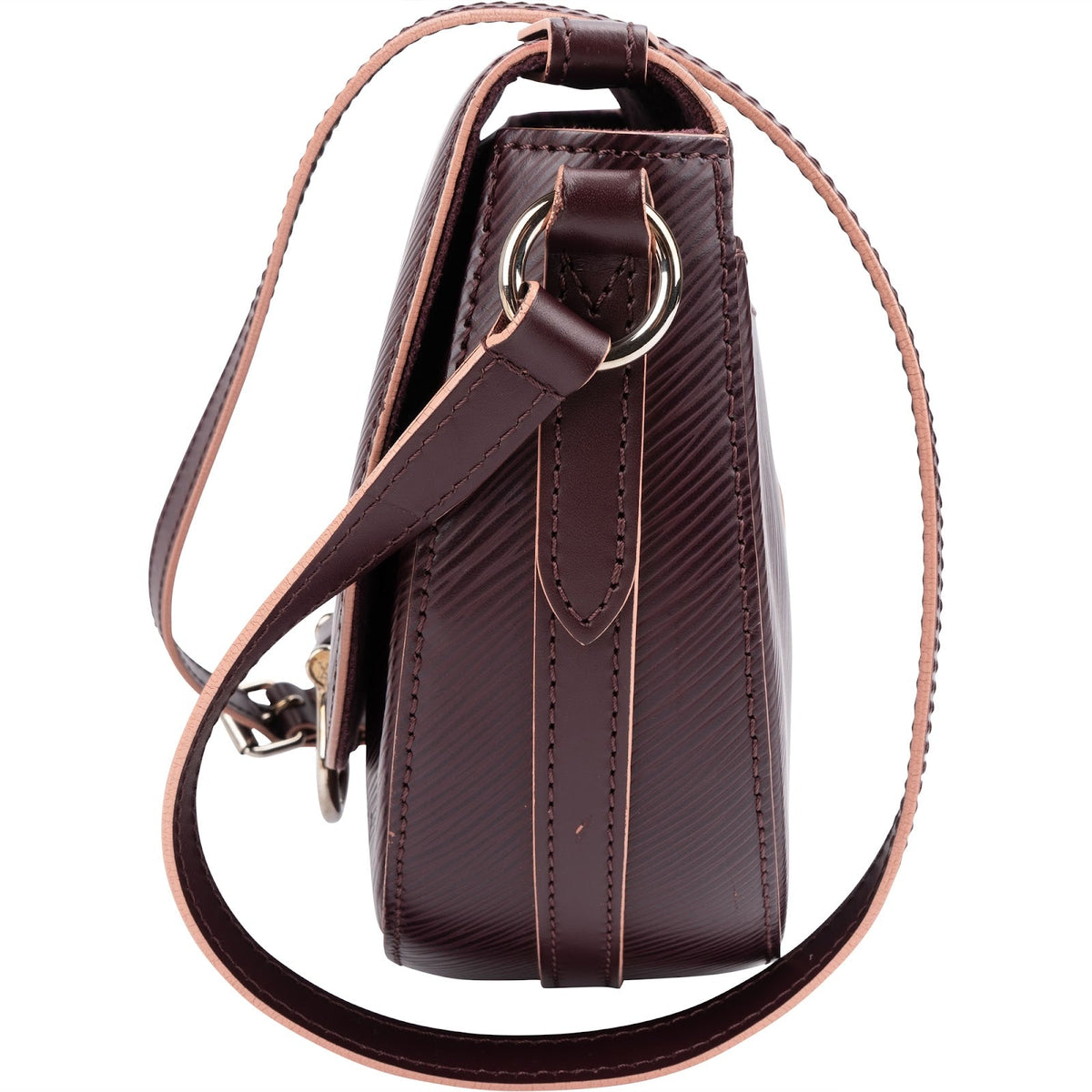 Louis Vuitton Prune/Rose Poudre Epi Leather Maroon NM Saint Cloud Crossbody Bag