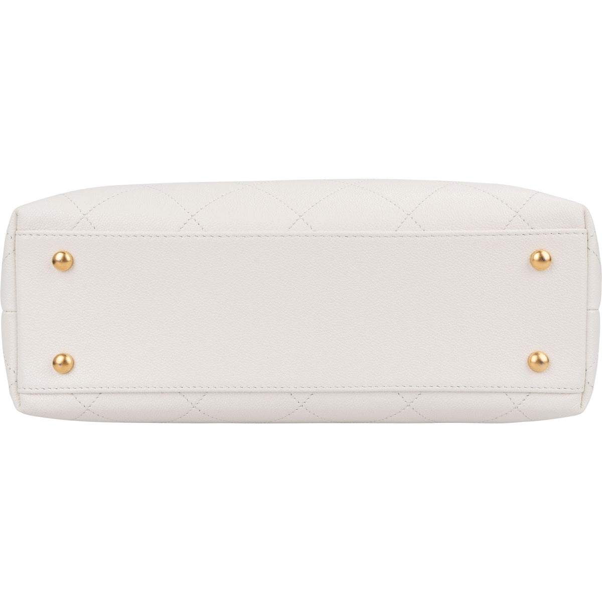 Chanel Stitching Caviar Leather Small Bowling Handbag