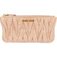 Miu Miu Matelassé Nappa Leather Zip Wallet