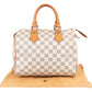Louis Vuitton Monogram Damier Azur Canvas Speedy 25 Handbag