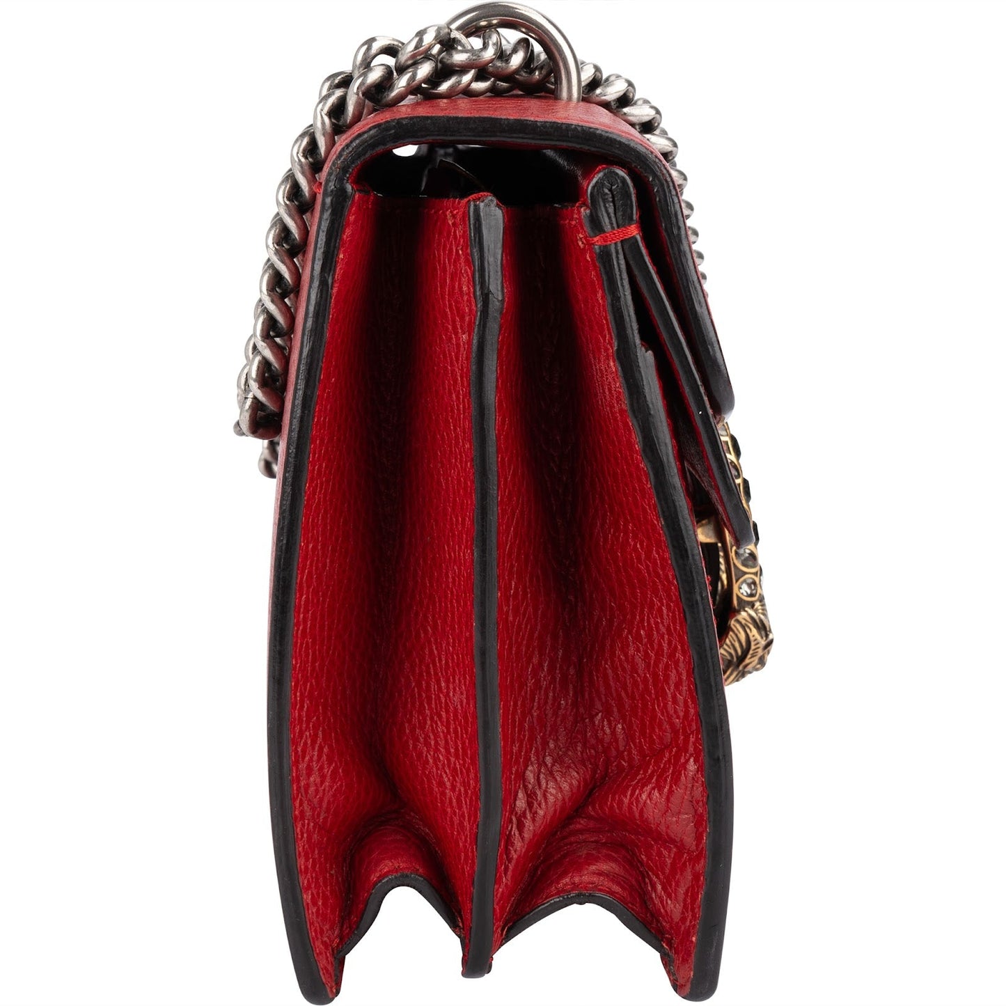 Gucci Leather Dionysus Crystal Shoulder Bag