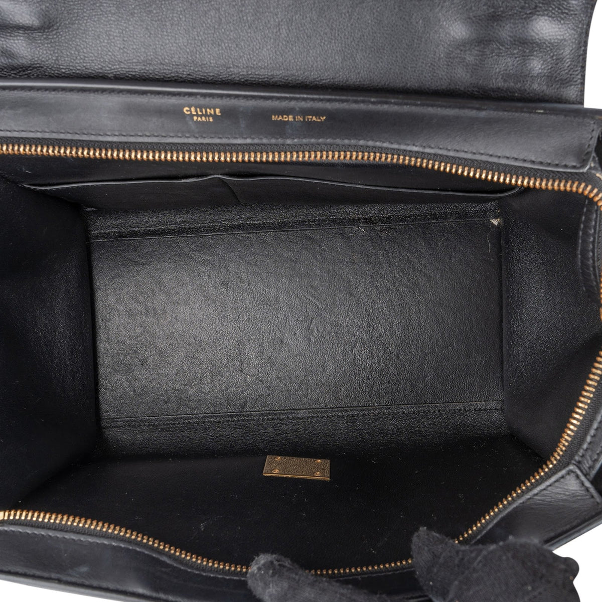 Céline Tricolor Leather Trapeze Handbag