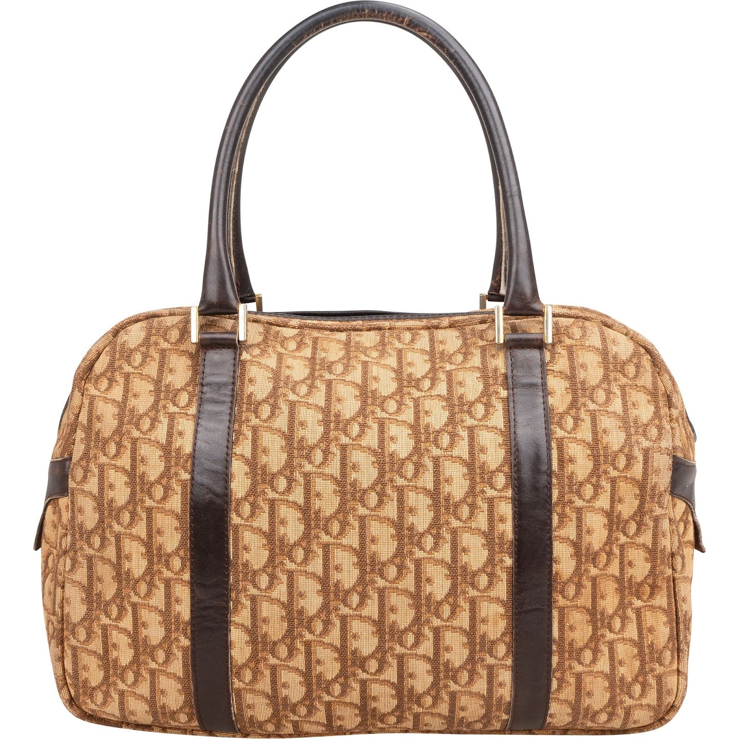 Christian Dior Trotter Monogram Boston Handbag