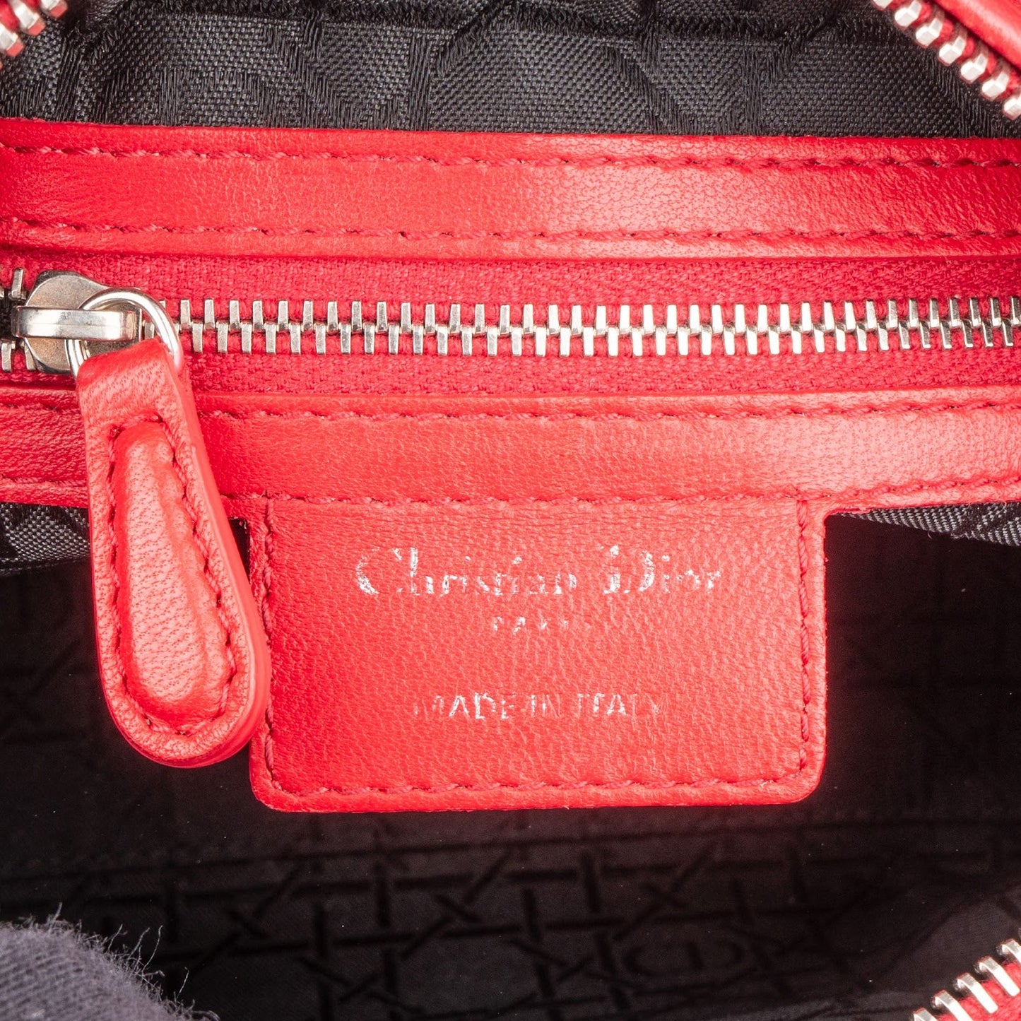 Christian Dior Quilted Leather Lady Dior Handbag