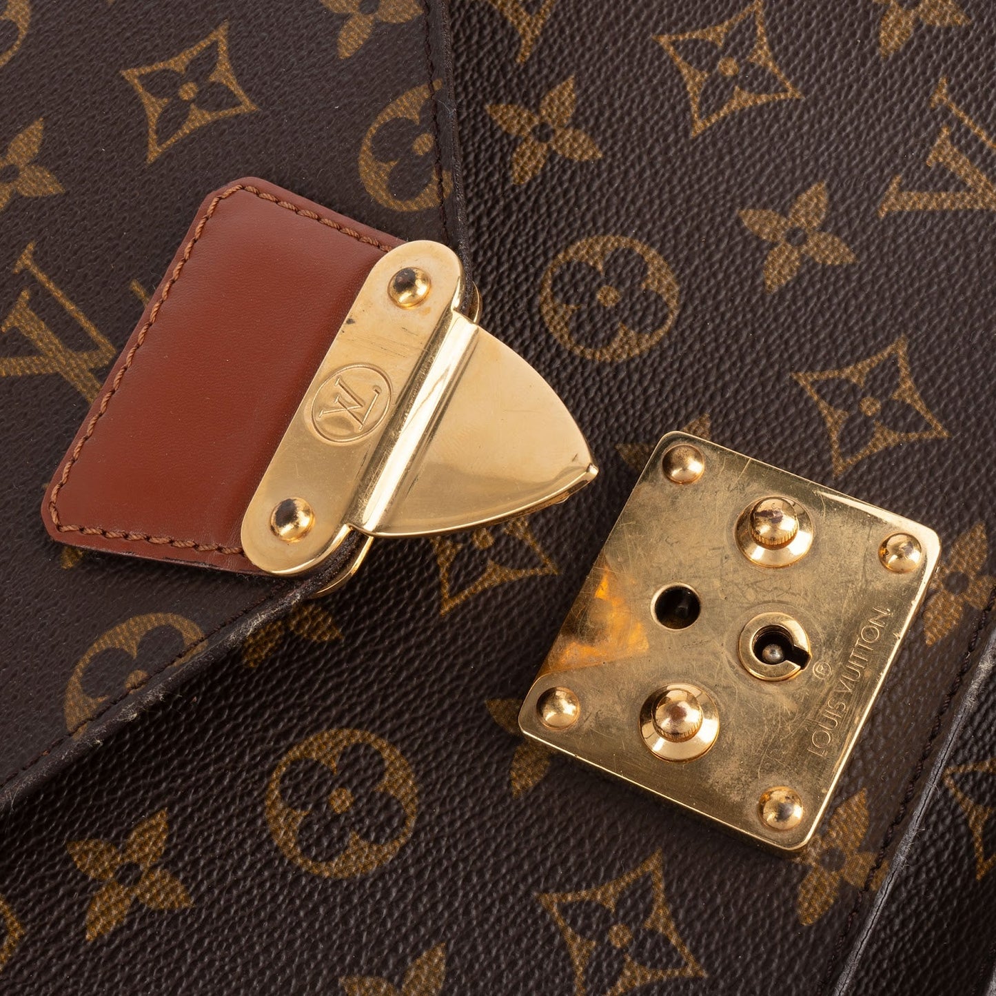 Louis Vuitton Monogram Canvas Monceau Handbag