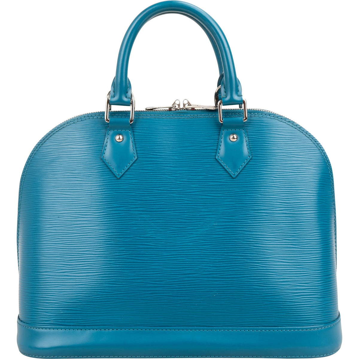 Louis Vuitton Blue Epi Leather Alma PM Handbag